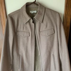 J Crew wool beige jacket